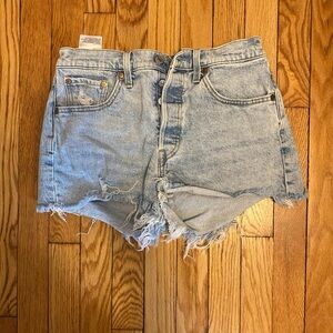 Levi’s original fit high rise 501 shorts